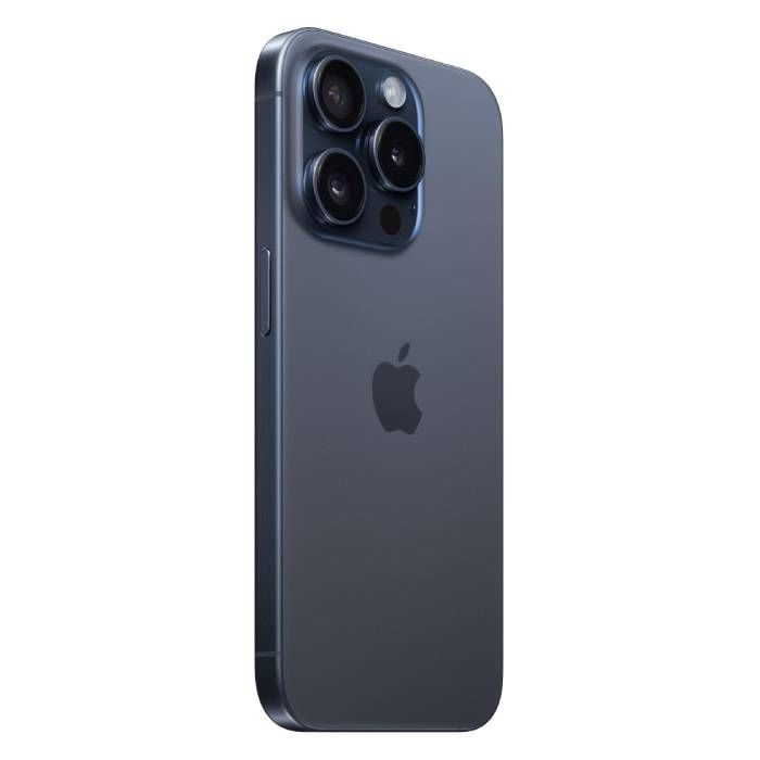 Apple iPhone 15 Pro 128 GB Blauw titanium, voorbeeldfoto 2