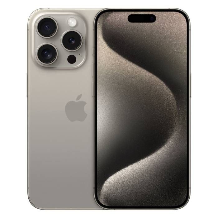 Apple iPhone 15 Pro 256 GB Naturel titanium, voorbeeldfoto 1