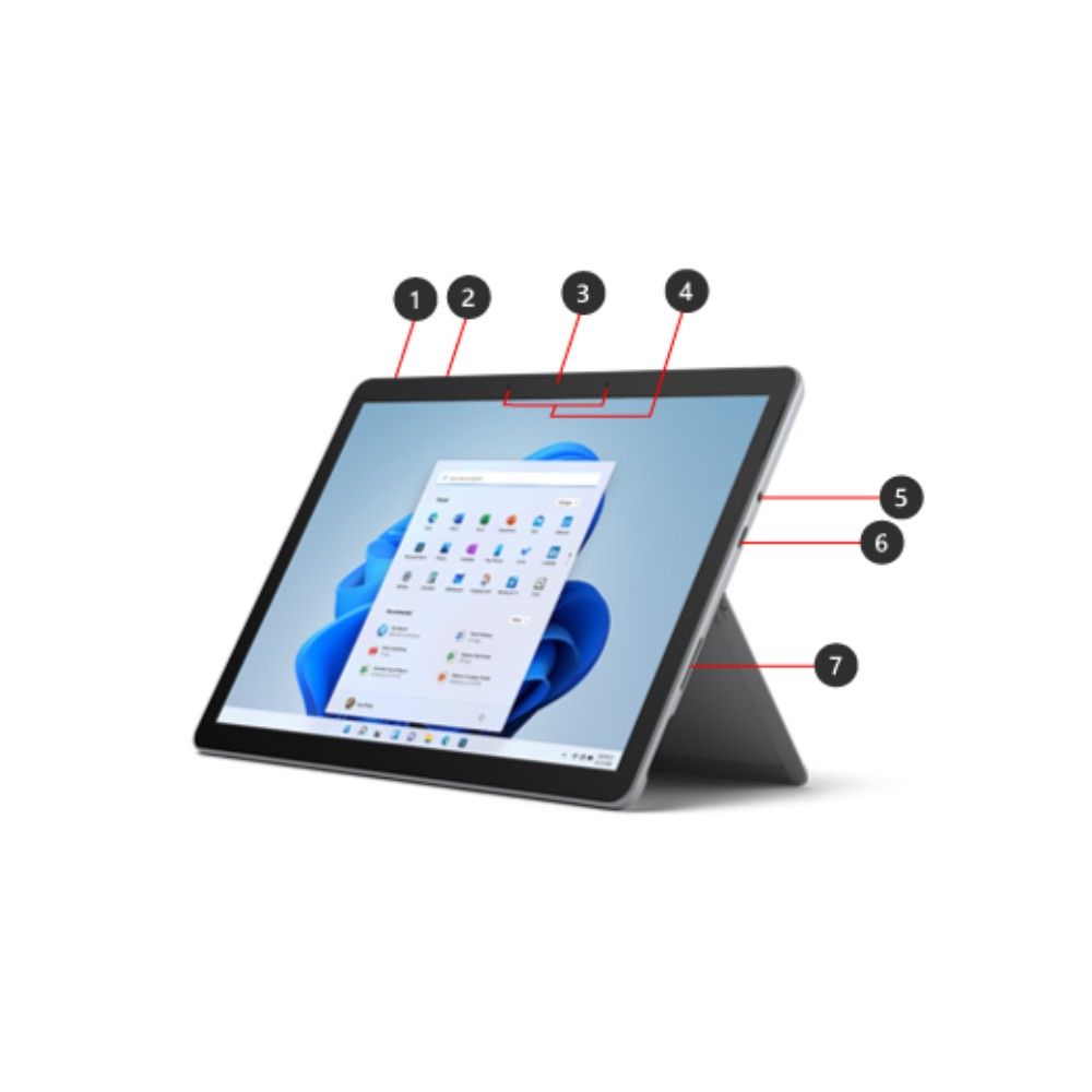 Microsoft Surface Go 3 (Zonder Toetsenbord), voorbeeldfoto 2